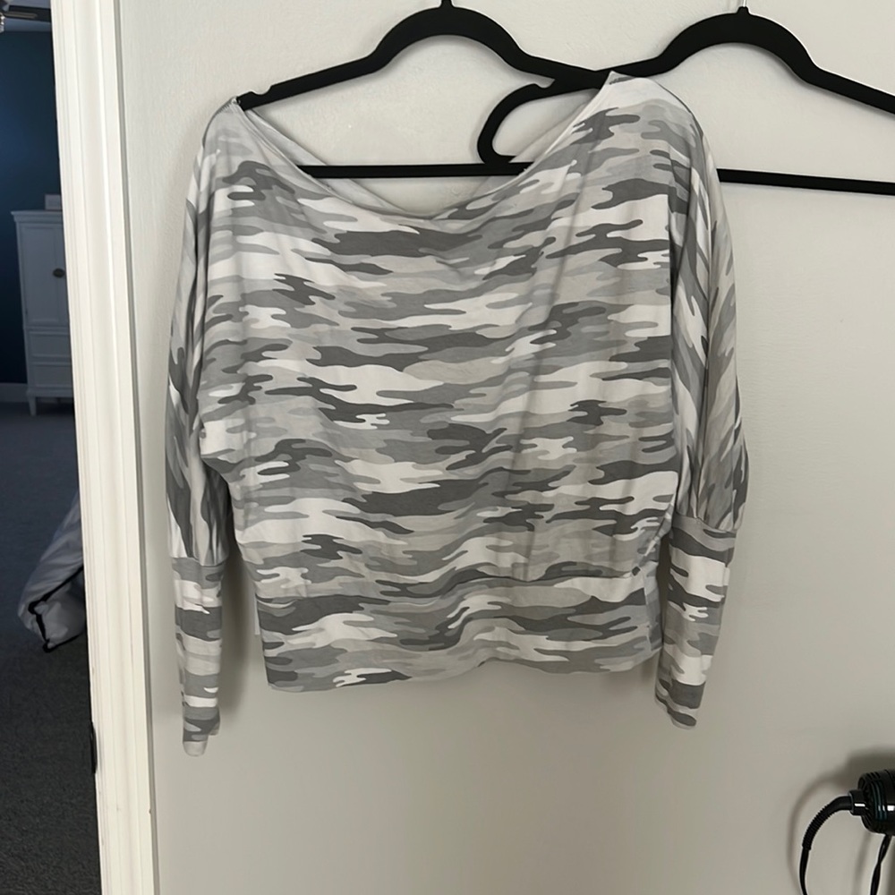 Cropped off the shoulder sweater